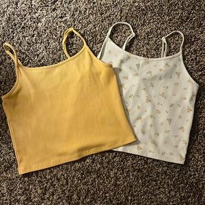 American Eagle crop tanks 2 pack